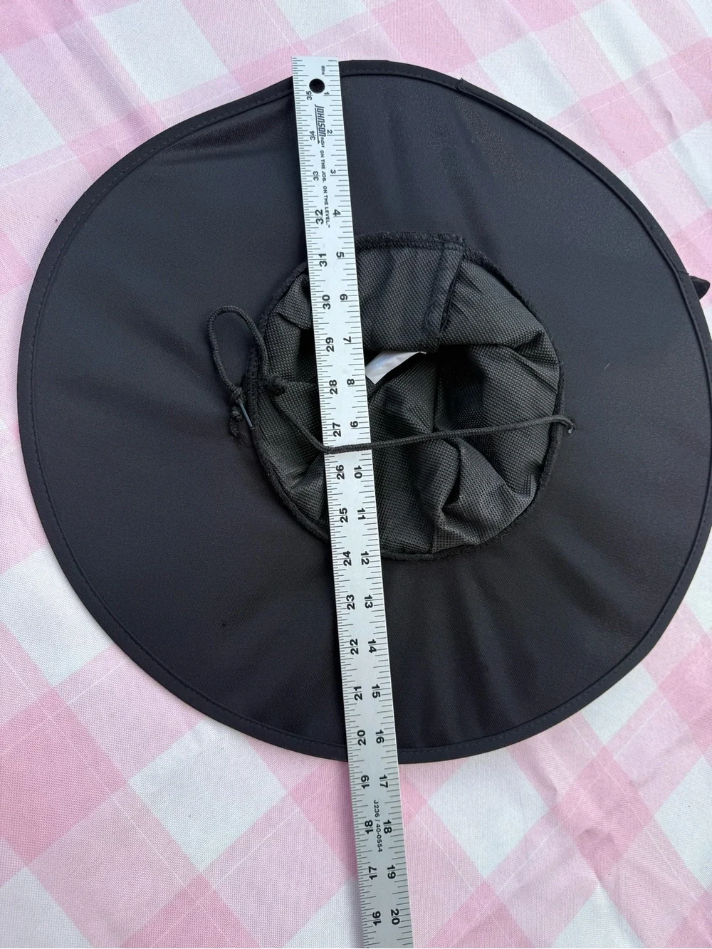 Black Velvet Witch Hat with Corset Detail-adult full size
